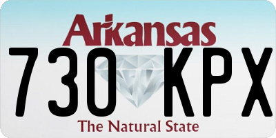 AR license plate 730KPX