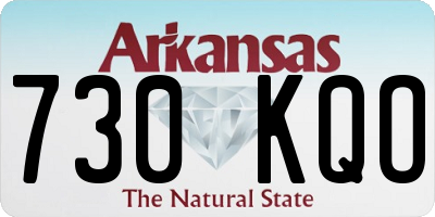 AR license plate 730KQO