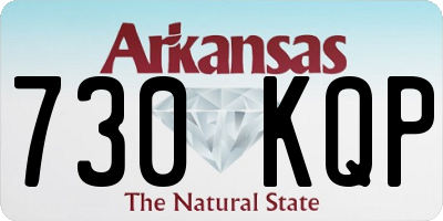 AR license plate 730KQP