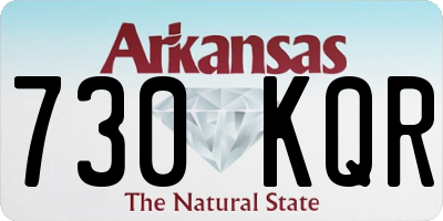 AR license plate 730KQR