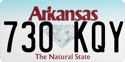 AR license plate 730KQY