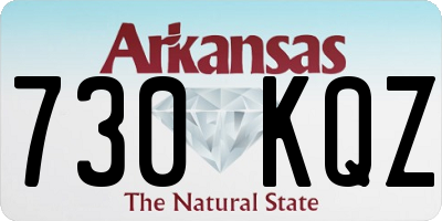 AR license plate 730KQZ