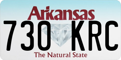 AR license plate 730KRC