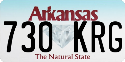 AR license plate 730KRG