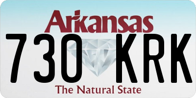 AR license plate 730KRK