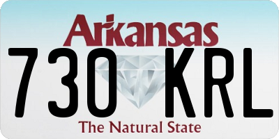 AR license plate 730KRL