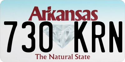 AR license plate 730KRN