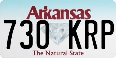 AR license plate 730KRP