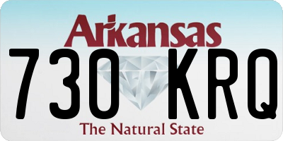 AR license plate 730KRQ
