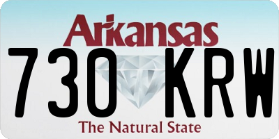 AR license plate 730KRW