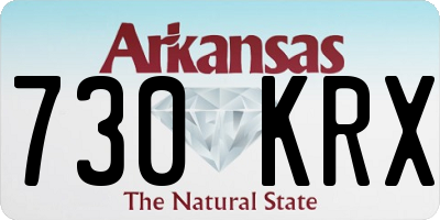 AR license plate 730KRX