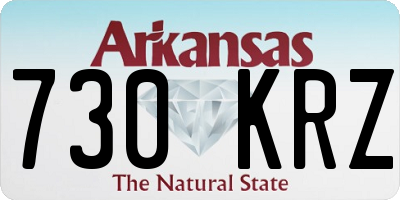 AR license plate 730KRZ