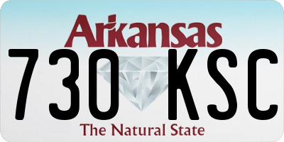 AR license plate 730KSC