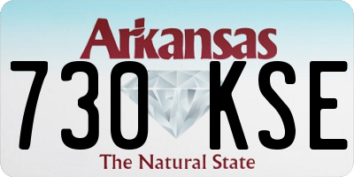 AR license plate 730KSE