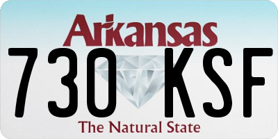 AR license plate 730KSF