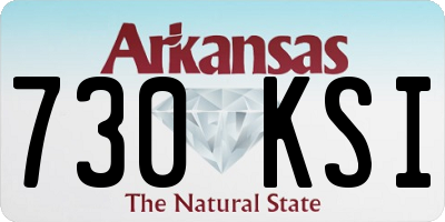 AR license plate 730KSI