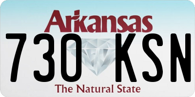 AR license plate 730KSN