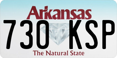 AR license plate 730KSP