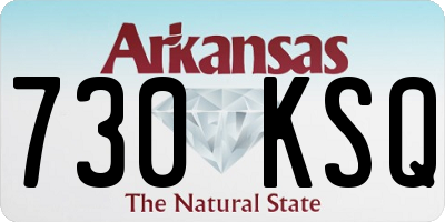 AR license plate 730KSQ