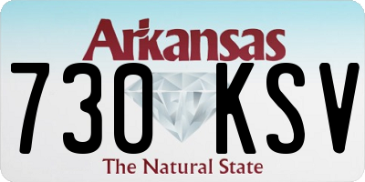 AR license plate 730KSV