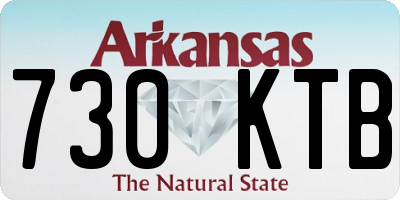 AR license plate 730KTB