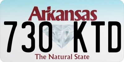 AR license plate 730KTD