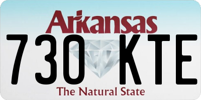 AR license plate 730KTE