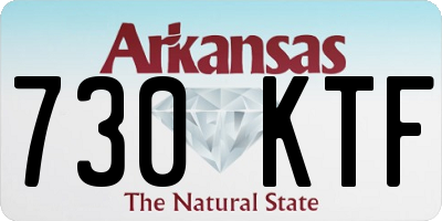 AR license plate 730KTF