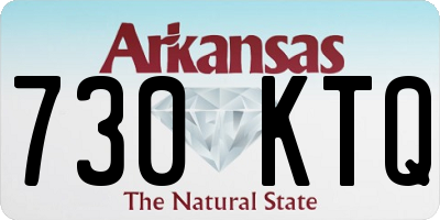 AR license plate 730KTQ