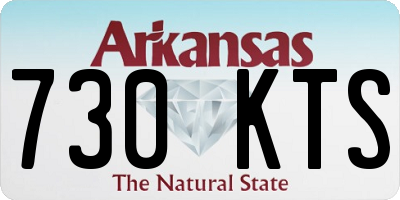 AR license plate 730KTS