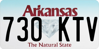 AR license plate 730KTV