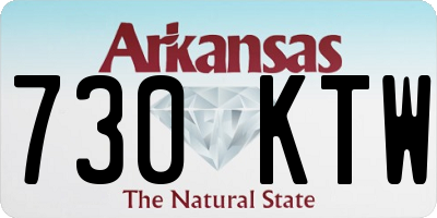 AR license plate 730KTW