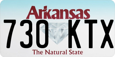 AR license plate 730KTX