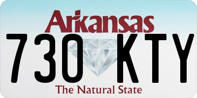 AR license plate 730KTY