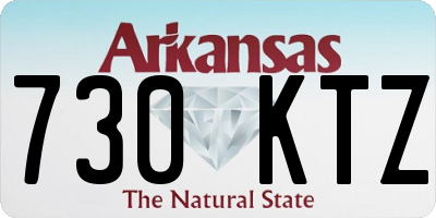 AR license plate 730KTZ