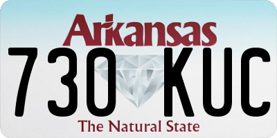 AR license plate 730KUC