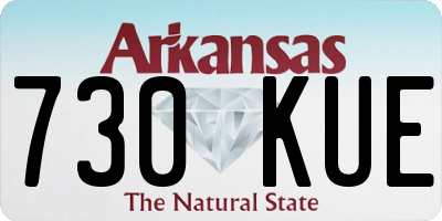 AR license plate 730KUE