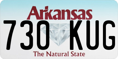 AR license plate 730KUG
