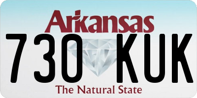 AR license plate 730KUK