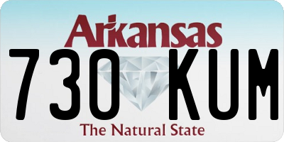 AR license plate 730KUM