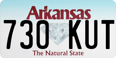 AR license plate 730KUT