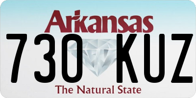 AR license plate 730KUZ