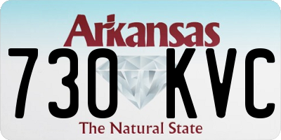 AR license plate 730KVC
