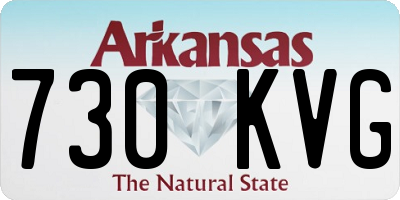 AR license plate 730KVG