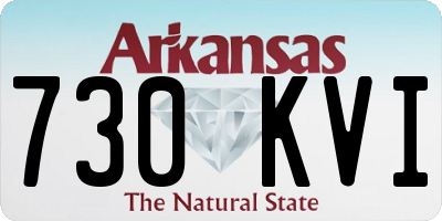 AR license plate 730KVI