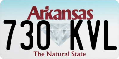 AR license plate 730KVL