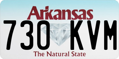 AR license plate 730KVM