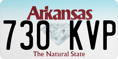 AR license plate 730KVP