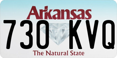 AR license plate 730KVQ