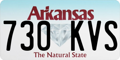 AR license plate 730KVS